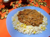 Orez cu carne tocata si rosii